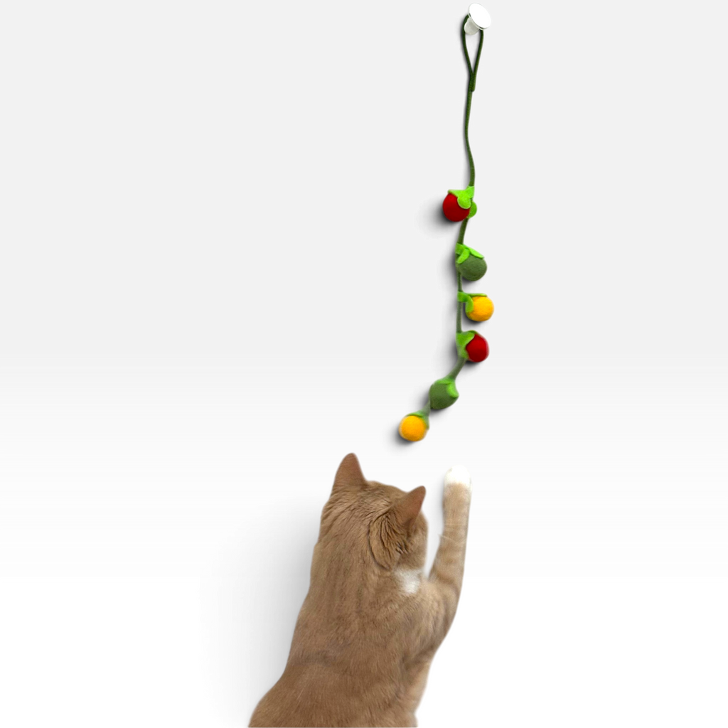 Tomato Vine Bell Cat Toy
