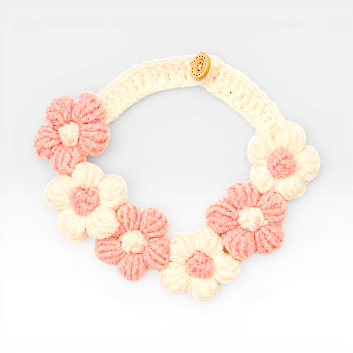 Handmade Crochet Flower Necklace